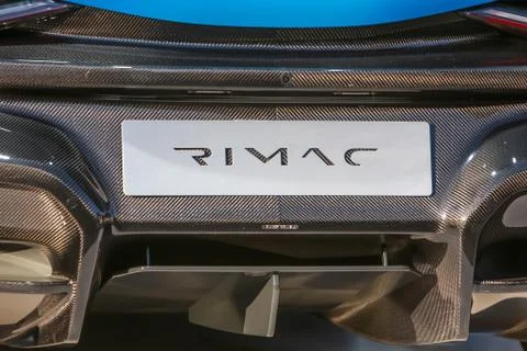 Rimac hypercar C Two Stock Photos