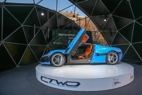 Rimac hypercar C Two Stock Photos