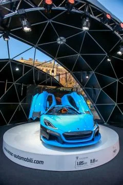 Rimac hypercar C Two Stock Photos