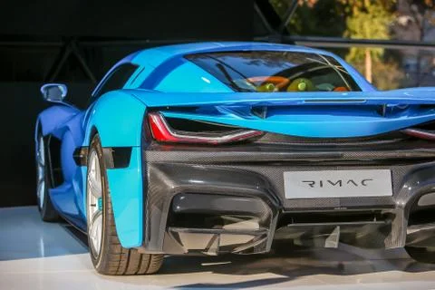Rimac hypercar C Two Stock Photos