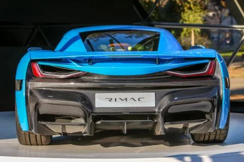 Rimac hypercar C Two Stock Photos
