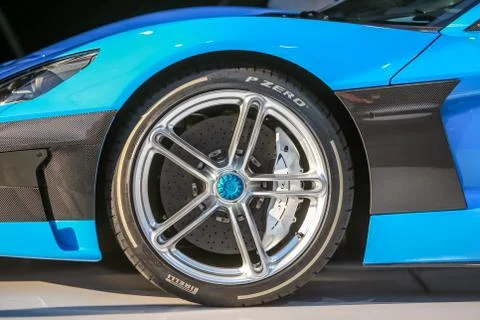 Rimac hypercar C Two Stock Photos