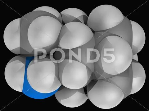 Rimantadine drug molecule Stock Illustration