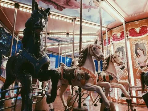 Rimini Carousel Foto stock