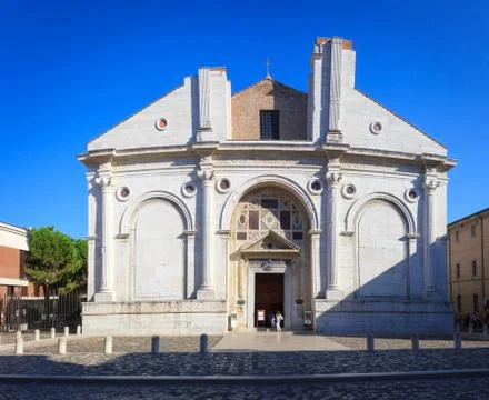Rimini cathedral Stock Photos