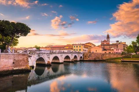 Rimini cityscape Foto stock