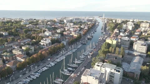 Rimini Harbour Stock Footage 255768479