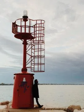 Rimini Lighthouse Foto stock