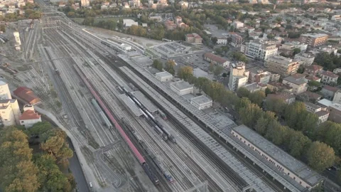 Rimini Train station Stock Footage 255768701