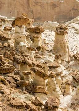 Rimrock Toadstools from Above Stock Photos
