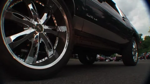 Rims at night 1 Video stock 7744832