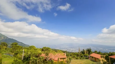 Rincon del Cielo timelapse San Salvador volcano, El Salvador Stock Footage 148050791