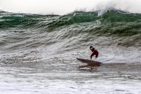 Rincon Point in Santa Barbara County Stock Photos