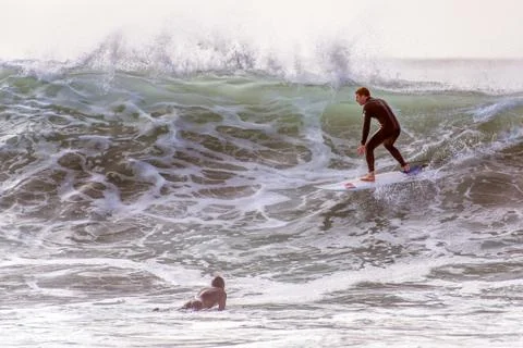 Rincon Point in Santa Barbara County Stock Photos
