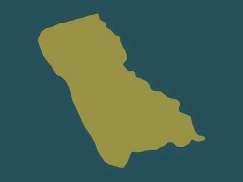 Rincon, Puerto Rico. Solid color shape Stock Illustration