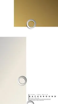 Ring abstract rectangular background with drop shadow. Vector illustration, w イラスト素材