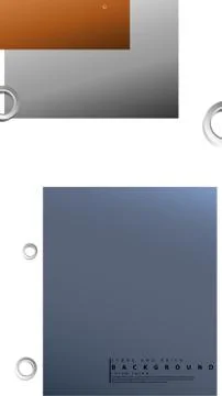 Ring abstract rectangular background with drop shadow. Vector illustration, w Stock Illustration