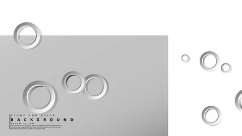 Ring abstract rectangular background with drop shadow. Vector illustration, w イラスト素材