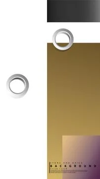 Ring abstract rectangular background with drop shadow. Vector illustration, w 스톡 일러스트