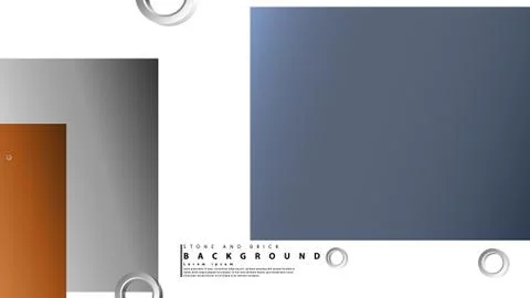 Ring abstract rectangular background with drop shadow. Vector illustration, w 库存插图