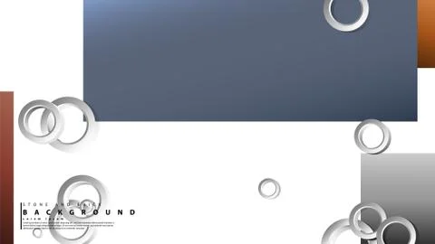 Ring abstract rectangular background with drop shadow. Vector illustration, w イラスト素材