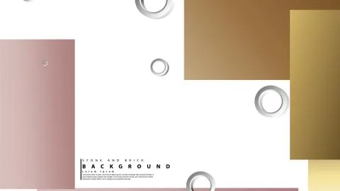 Ring abstract rectangular background with drop shadow. Vector illustration, w イラスト素材