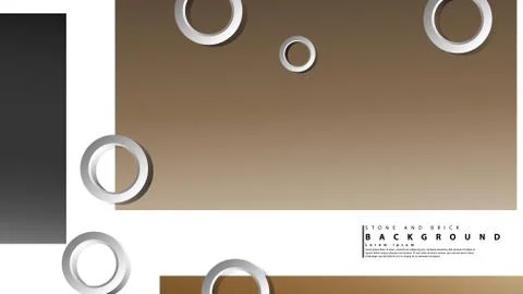 Ring abstract rectangular background with drop shadow. Vector illustration, w イラスト素材