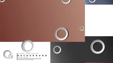 Ring abstract rectangular background with drop shadow. Vector illustration, w 스톡 일러스트