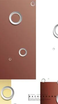 Ring abstract rectangular background with drop shadow. Vector illustration, w イラスト素材