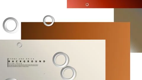 Ring abstract rectangular background with drop shadow. Vector illustration, w イラスト素材