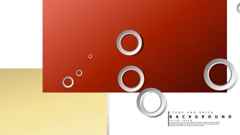 Ring abstract rectangular background with drop shadow. Vector illustration, w イラスト素材