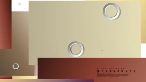 Ring abstract rectangular background with drop shadow. Vector illustration, w 스톡 일러스트