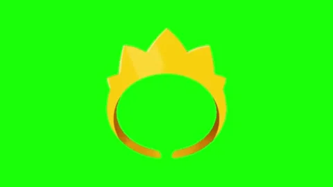 Ring animation on green background Vidéo 329970078