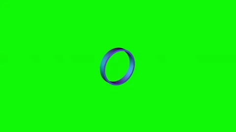 Ring animation with green screen. Ring Motion graphics. Stock Footage 284707797