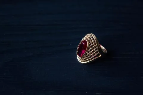 Ring on background 库存照片