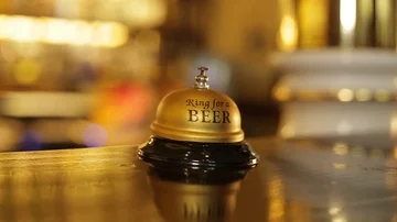 Ring for beer Video stock 85476768