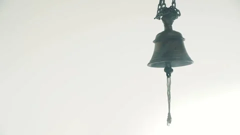 Ring the bell, fog Stock Footage 88321530