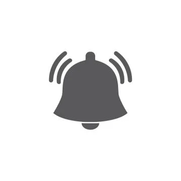 Ring bell icon. Notification line icons. Social Media element, User Interface Stock Illustration