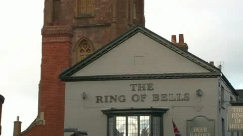 Ring of Bells Pub Stock Footage 18174665