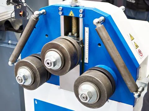 Ring bending machine Stock Photos