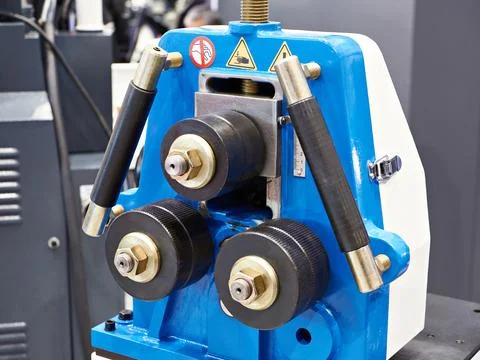 Ring bending machine Stock Photos