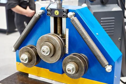 Ring bending machine Stock Photos