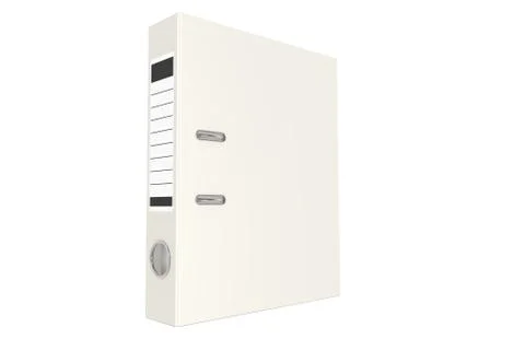 A ring binder with copy space. Stock Illustration