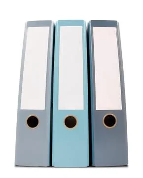 Ring binders with clipping path Stock Photos