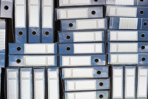 Ring Binders.Cloud storage concept image. Stockfoto's