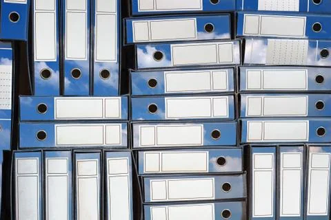 Ring Binders.Cloud storage concept image. Foto stock