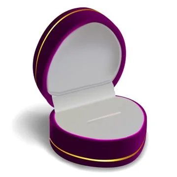 Ring box Stock Illustration