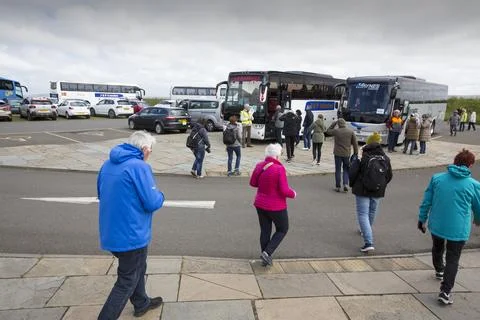 The Ring of Brodgar, an ancient neolithic stone circle on Orkney completely o Stock Photos