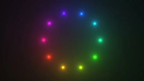 Ring of Circles More Less Growth Stock Footage 139737008