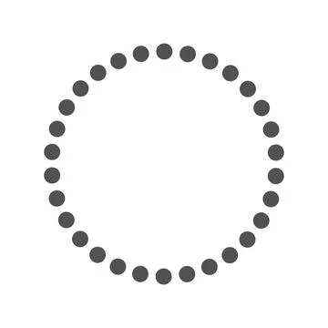 Ring of circles. Vector illustration for design Stock Illustration